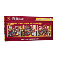 USC Trojans Purebred Fans Gameday in the Dog House Puzzle